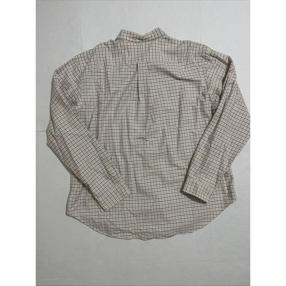 Polo Ralph Lauren Shirt Mens Size 2XL White Windowpane Plaid Pony Button Classic - Picture 4 of 10